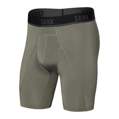 Saxx Men's Kinetic L-C Mesh Long Leg Cargo Grey