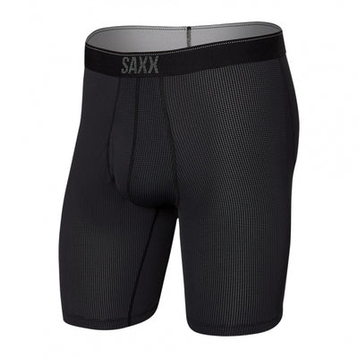 Saxx Men's Quest Quick Dry Mesh Long Leg Fly Black Ii