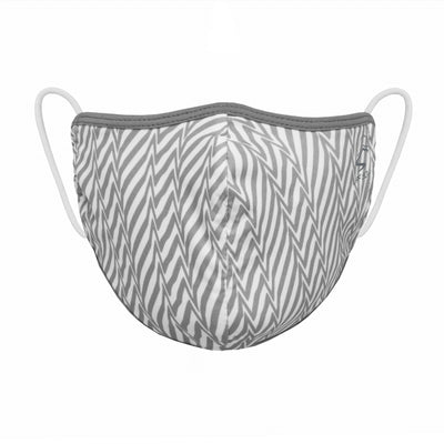 Sunday Afternoons Kids' UVShield Cool Face Mask Gray Electric Stripe