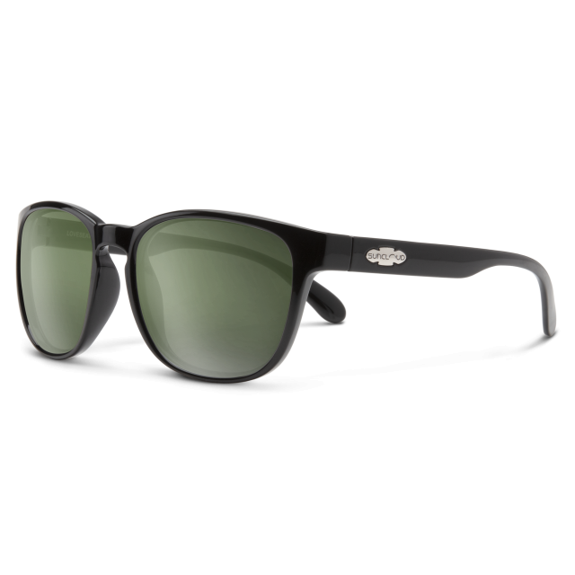 Suncloud Optics Loveseat Black + Polarized Gray Green