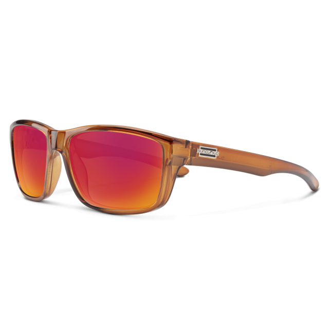 Suncloud Optics Mayor Cyrstal Amber | Polar Red Mirror