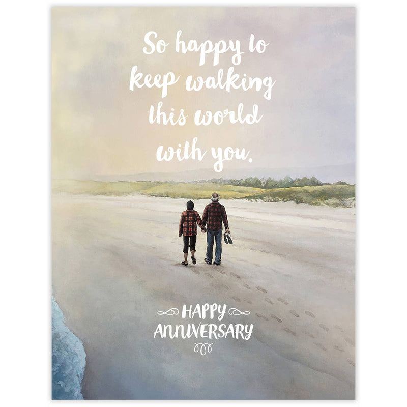Keep Walking Anniversary Card