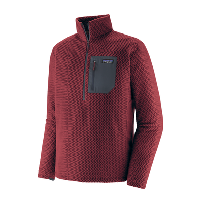 Patagonia Men's R1 Air Zip Neck Sequoia Red