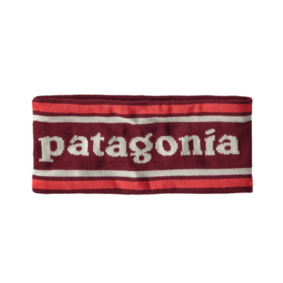 Patagonia Powder Town Headband Fitz Roy Sunrise Knit: Birch White