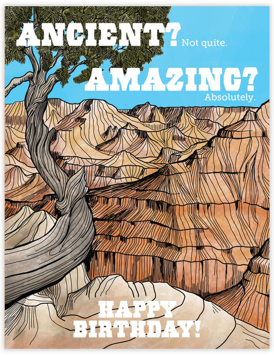 Ancient Amazing Birthday Card