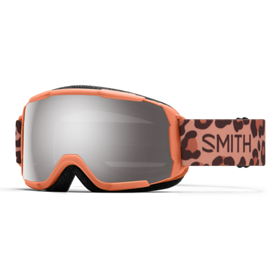 Smith Optics Grom Coral Cheetah Print -  ChromaPop Sun Platinum Mirror