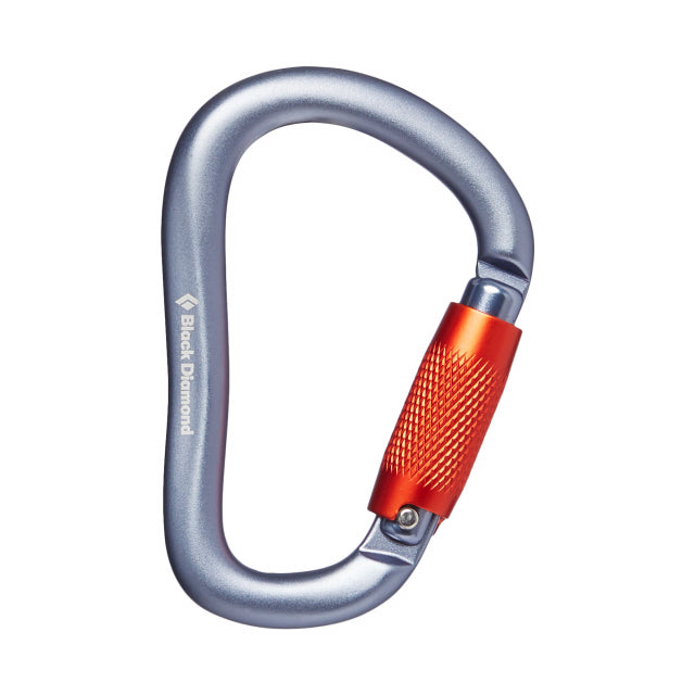 Black Diamond Rocklock Twistlock Carabiner Gray