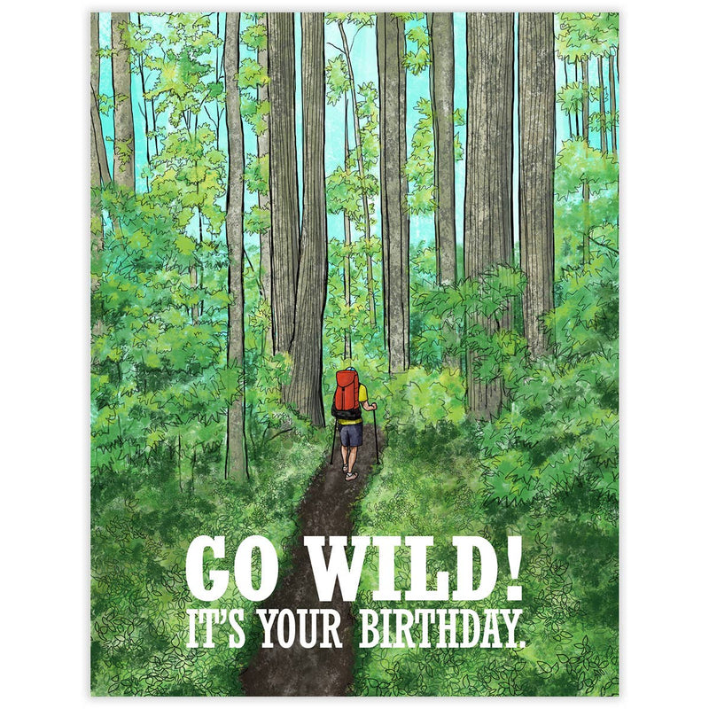 Waterknot Go Wild Birthday Card