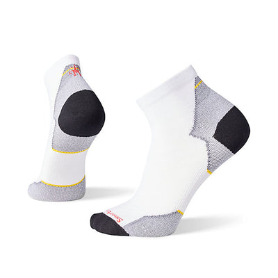 Smartwool Run Zero Cushion Ankle Socks White