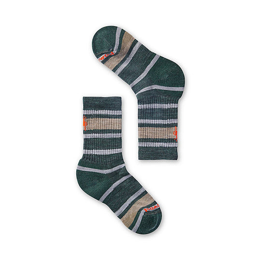 Kid's Hike Light Cushion Striped Crew Socks