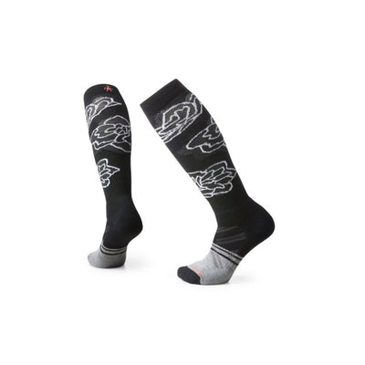 Women's Ski Full Cushion Pattern Over The Calf Socks