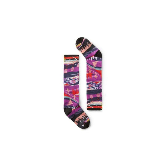 Junior Ski Zero Cushion Skication Print OTC Socks