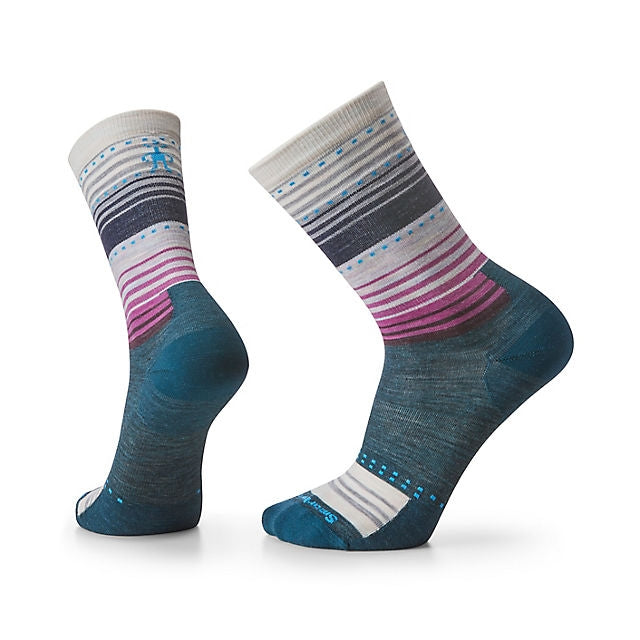 Everyday Stitch Stripe Zero Cushion Crew Socks