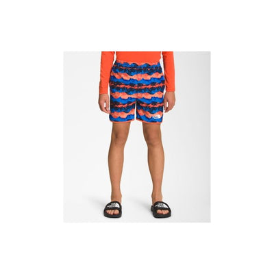 The North Face Boy's Amphibious Class V Short Retro Orange Mountain Panorama Print