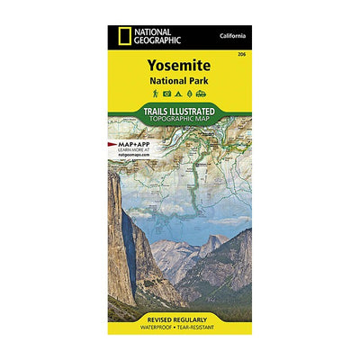National Geographic Maps Yosemite National Park Map