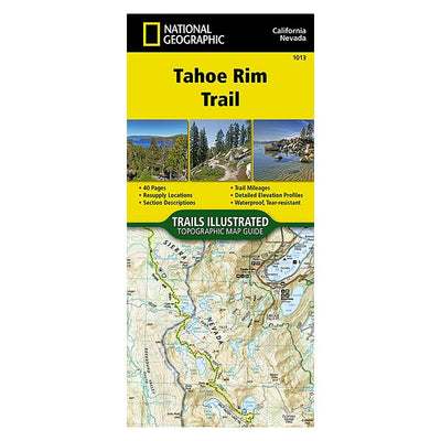 National Geographic Maps Tahoe Rim Trail Map