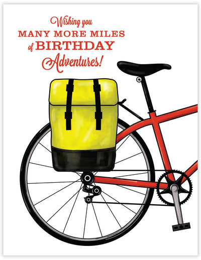 Waterknot Bike Adventure Birthday Card