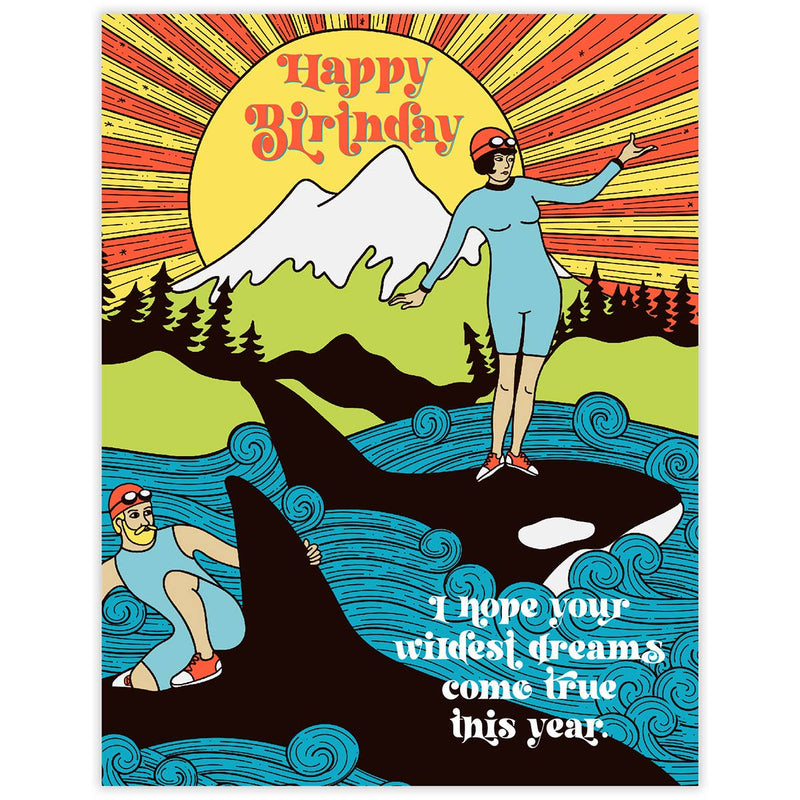 Waterknot Wildest Dreams Birthday Card