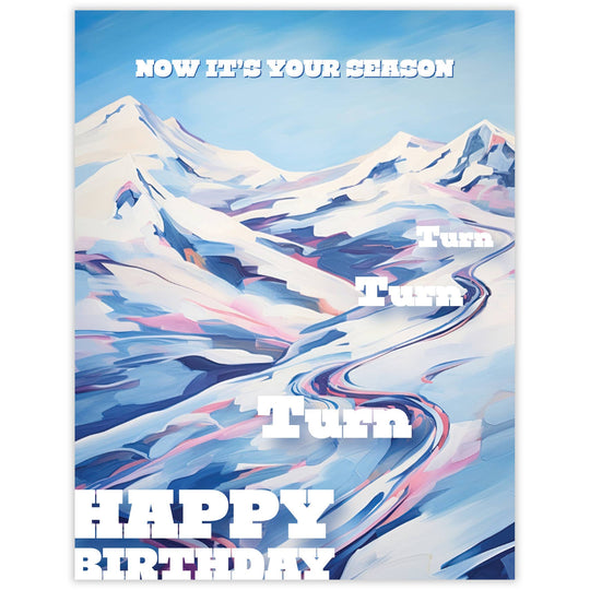 Ski Turn Birthday