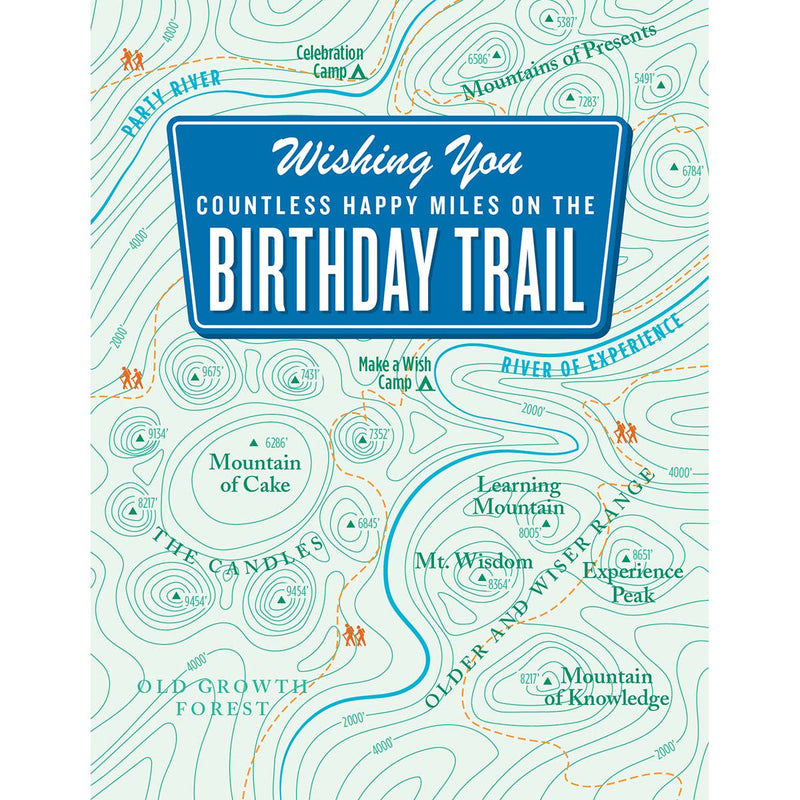 Waterknot Birthday Trail Card