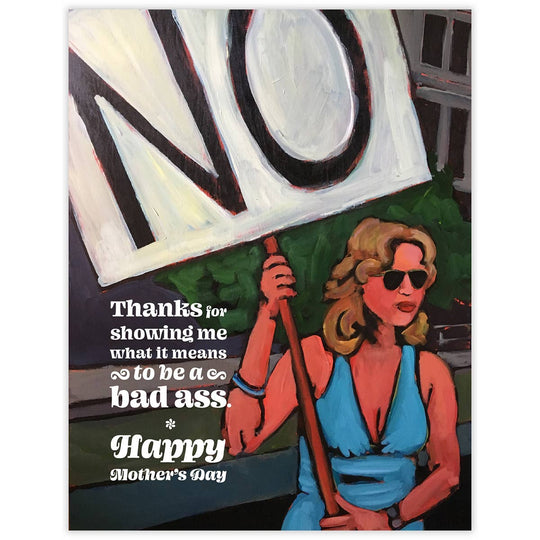 Bad Ass Mother's Day Card