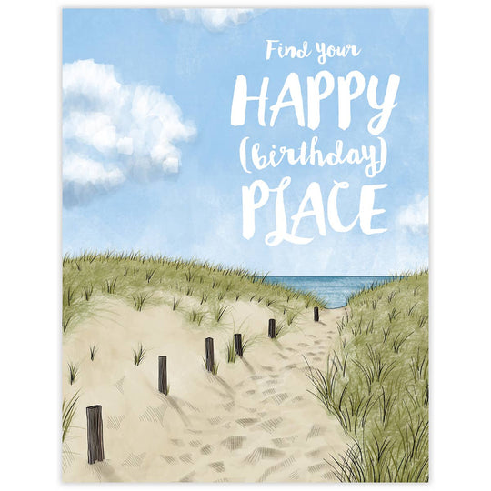 Happy Place Birthday Card